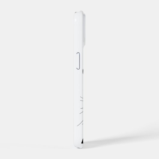 猫が色クリックを選カスタムぶ iPhone 15ケース (右側面)