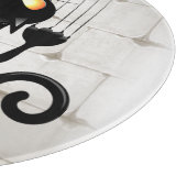 猫が落ちるおもしろい カッティングボード (角)