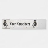 猫が落ちるおもしろい サインプレート (正面)