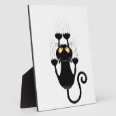 猫が落ちるおもしろい フォトプラーク (側面)