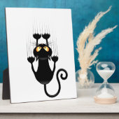 猫が落ちるおもしろい フォトプラーク (側面)