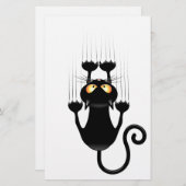 猫が落ちるおもしろい 便箋 (正面/裏面)