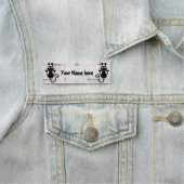 猫が落ちるおもしろい 名札 (インサイチュ)