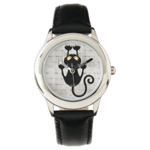 猫が落ちるおもしろい 腕時計