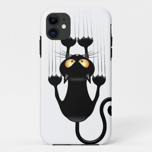 猫が落ちるおもしろい Case-Mate iPhoneケース (裏面)