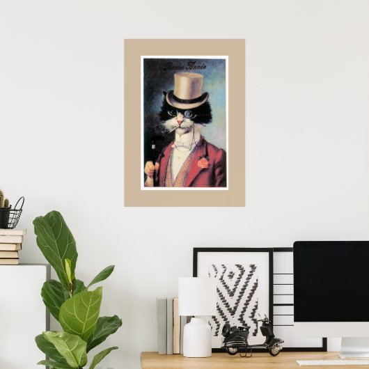 猫が街を案内 ポスター (ホームオフィス)