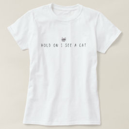猫が見えるよ Tシャツ