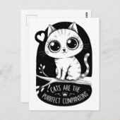 猫が親だ ポストカード (正面/裏面)