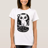 猫が親だ Tシャツ (正面)