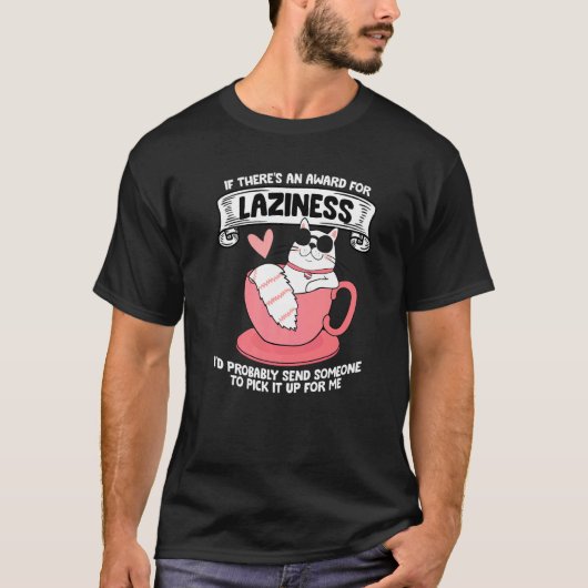 猫が言ってる 怠け者って言ってる グランピー 11 Tシャツ (正面)