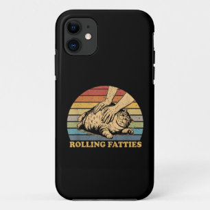 猫が転がって太ってるのがおかしい iPhone 11 ケース