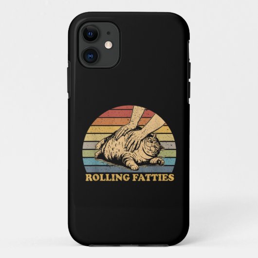 猫が転がって太ってるのがおかしい Case-Mate iPhoneケース (裏面)
