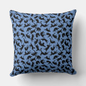 猫が転がり落ちる クッション (裏面)