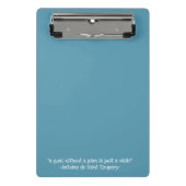 猫が顔を出す ミニクリップボード (正面)