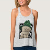 猫が食べお前に、悪魔が猫を食べ助ける タンクトップ (正面)