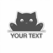 猫が驚く シール (正面)