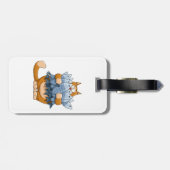 猫が魚を飼う ラゲッジタグ (裏面横)