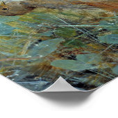 猫が鳥を捕まえたブルーノ・ライジェフォス ポスター (角)