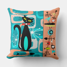 猫が鳴く クッション