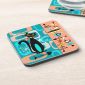 猫が鳴く コースター (左側)