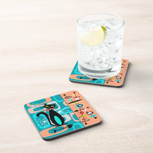 猫が鳴く コースター (右側)