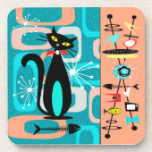 猫が鳴く コースター (正面)