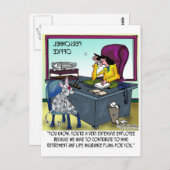 猫が9つの生命保険プランを持つ ポストカード (正面/裏面)