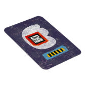 猫がYearbook Photo Prexiller Magnetに着席 マグネット (右側)