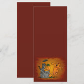 猫こうもり犬とクモのハッピーハローウィン (正面/裏面)