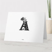 猫こうもり犬とクモのハッピーハローウィン カード (裏面)