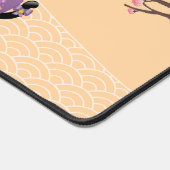 猫こけし人形 - 猫耳芸者 デスクマット (コーナー)