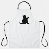 猫ことわざこんにちは エプロン (正面)