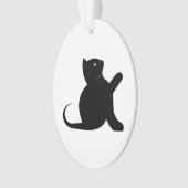 猫ことわざこんにちは オーナメント (正面)