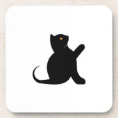 猫ことわざこんにちは コースター (正面)