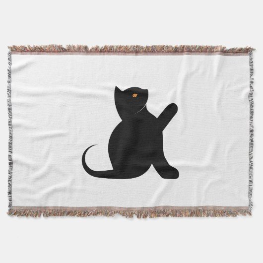 猫ことわざこんにちは スローブランケット (正面)