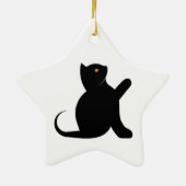 猫ことわざこんにちは セラミックオーナメント (裏面)