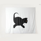 猫ことわざこんにちは タペストリー (正面(横))