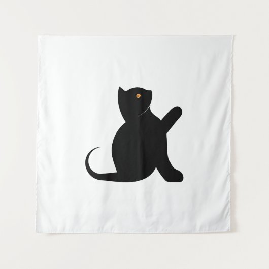 猫ことわざこんにちは タペストリー (正面)