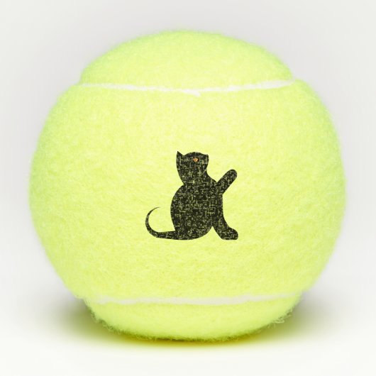 猫ことわざこんにちは テニスボール (正面)