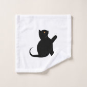 猫ことわざこんにちは バスタオルセット (ウォッシュタオル)