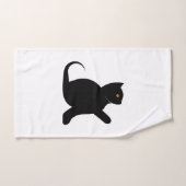 猫ことわざこんにちは バスタオルセット (ハンドタオル)