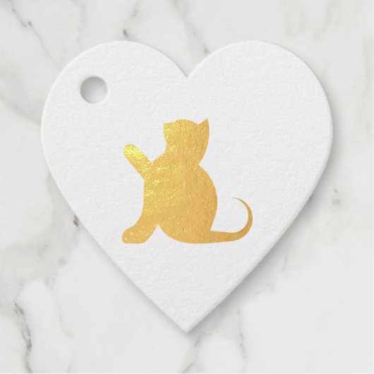 猫ことわざこんにちは フェイバータグ (正面)