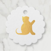 猫ことわざこんにちは フェイバータグ (正面)