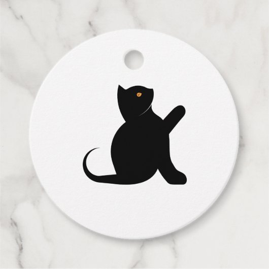 猫ことわざこんにちは フェイバータグ (正面)
