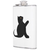 猫ことわざこんにちは フラスク (左)