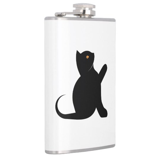 猫ことわざこんにちは フラスク (右)