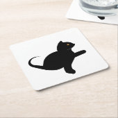猫ことわざこんにちは ペーパーコースター (アングル)