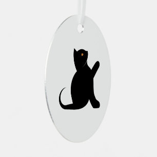 猫ことわざこんにちは メタルオーナメント