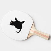 猫ことわざこんにちは 卓球ラケット (横)
