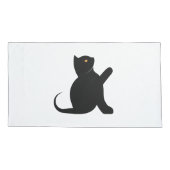 猫ことわざこんにちは 枕カバー (裏面-左)